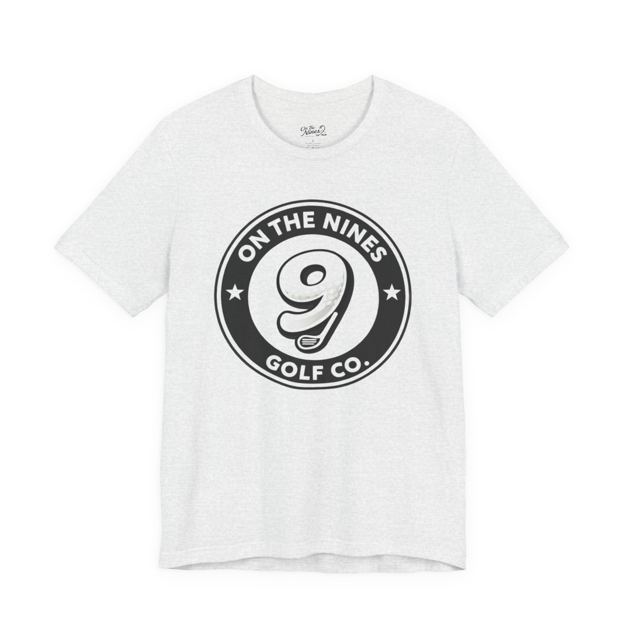 Golf Tee — "On The Nines" Vintage 9 Logo Short-Sleeve Shirt