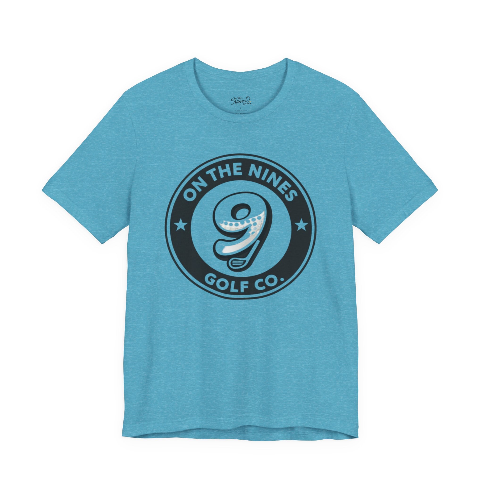 Golf Tee — "On The Nines" Vintage 9 Logo Short-Sleeve Shirt