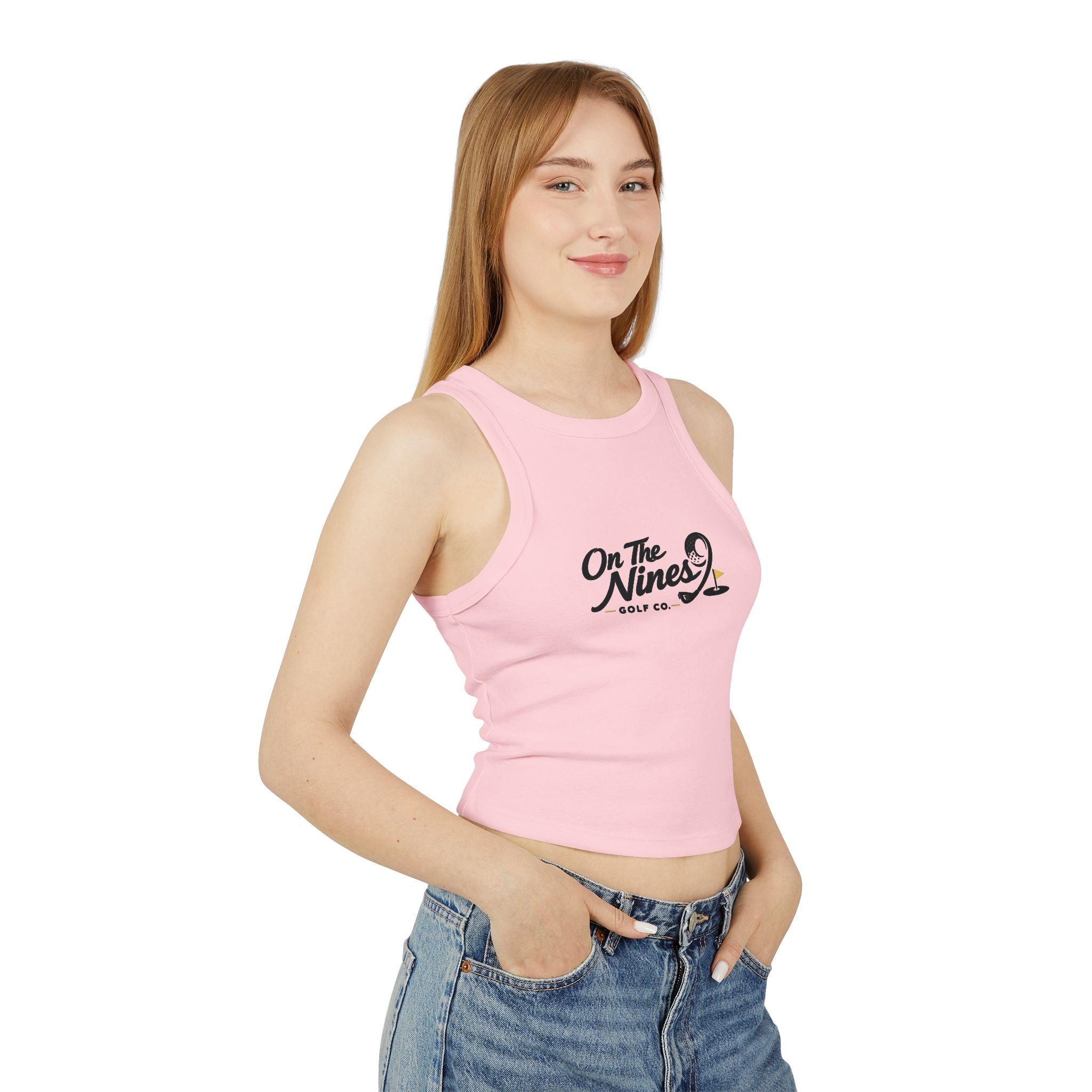 On The Nines Golf Co. Racer Tank Top