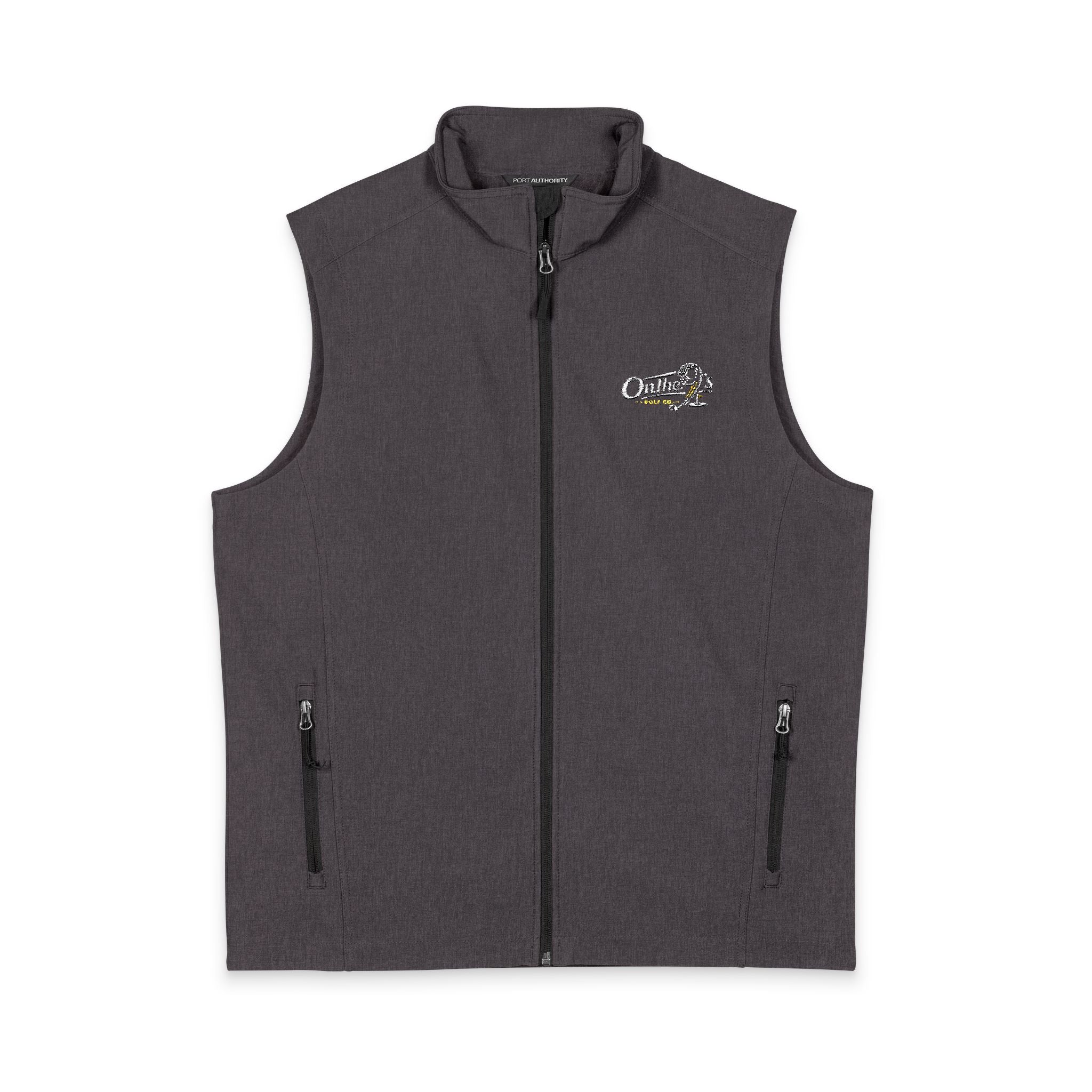 Men's Soft Shell Vest – Small Daisies Chest Logo