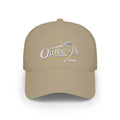 On The 9's Golf Low Profile Baseball Cap - Embroidered Red Golf Hat