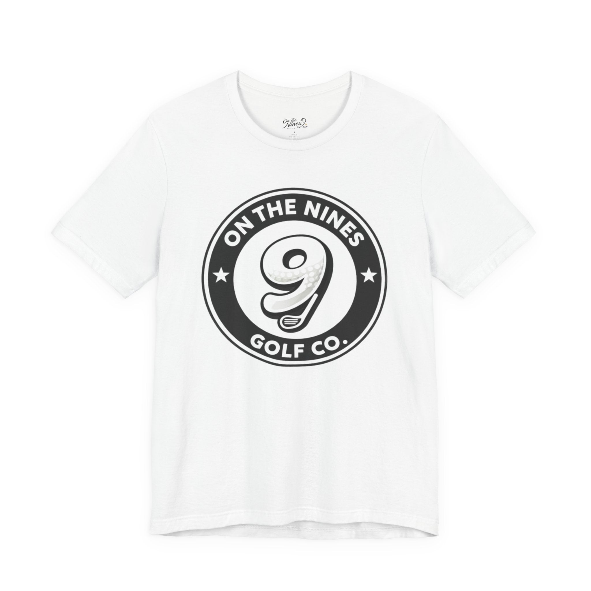 Golf Tee — "On The Nines" Vintage 9 Logo Short-Sleeve Shirt
