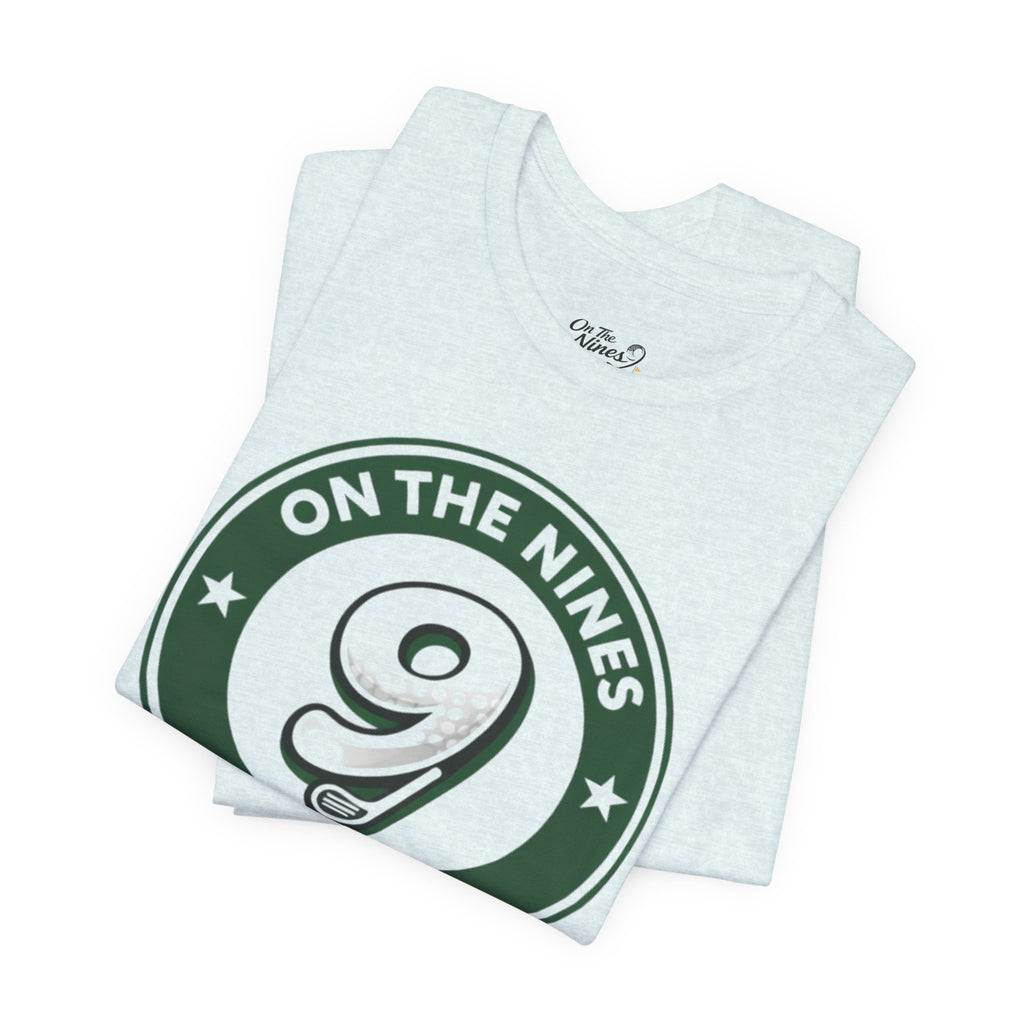 On The Nines Golf Co. Tee – Vintage Green Logo Golf T-Shirt