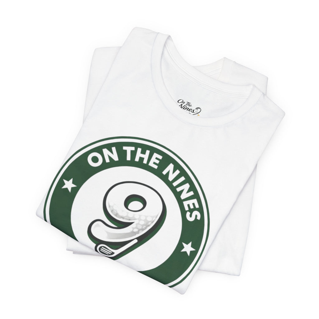 On The Nines Golf Co. Tee – Vintage Green Logo Golf T-Shirt