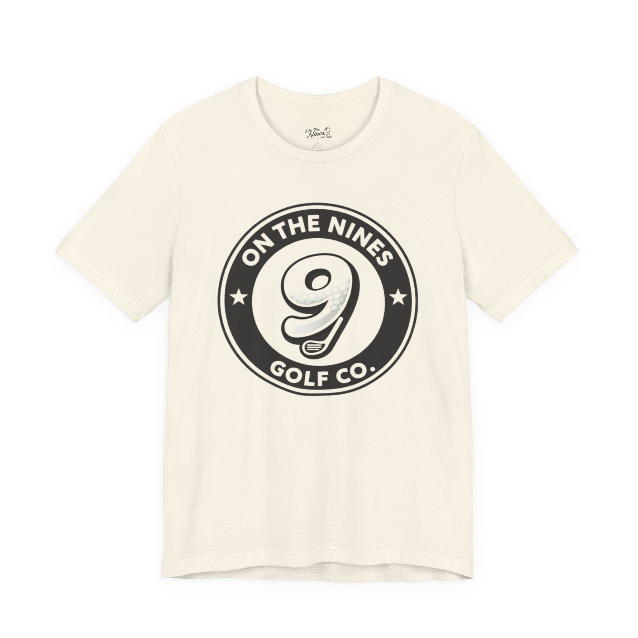 Golf Tee — "On The Nines" Vintage 9 Logo Short-Sleeve Shirt