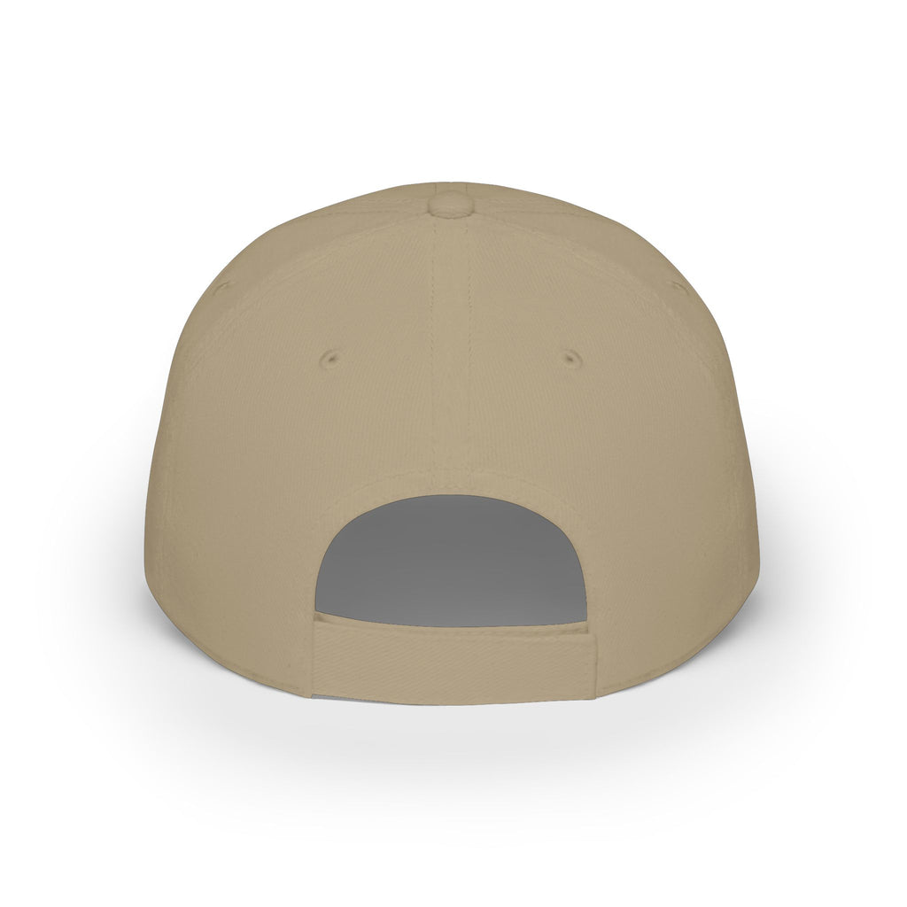 On The 9's Golf Low Profile Baseball Cap - Embroidered Red Golf Hat