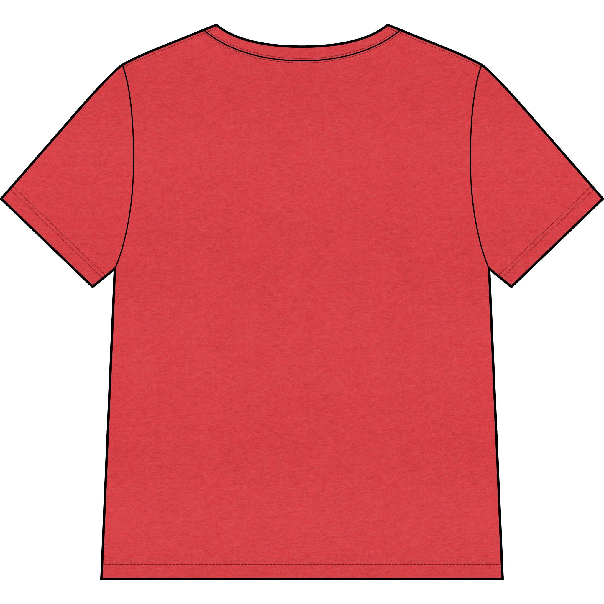 Women’s Relaxed Heather CVC V-Neck Tee