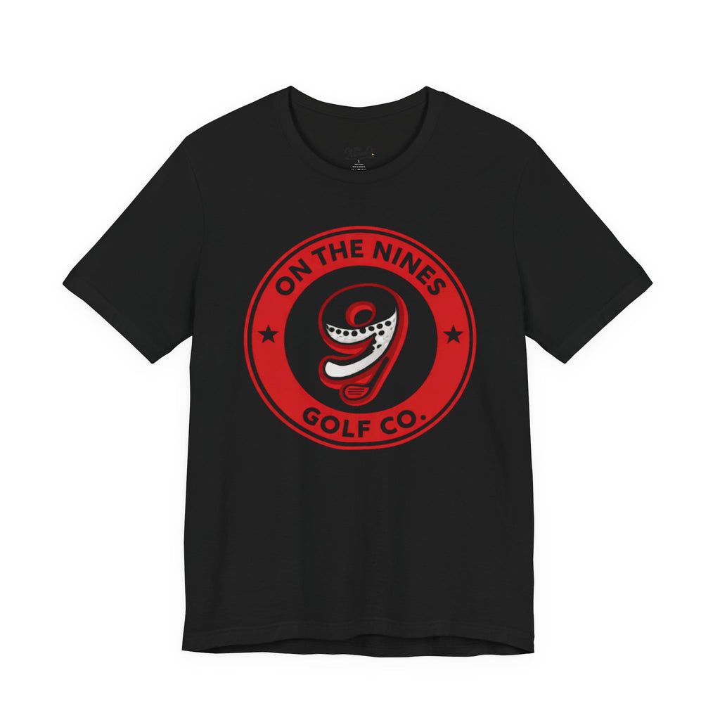 On The Nines Golf Tee – Vintage Red 9 Logo T-Shirt