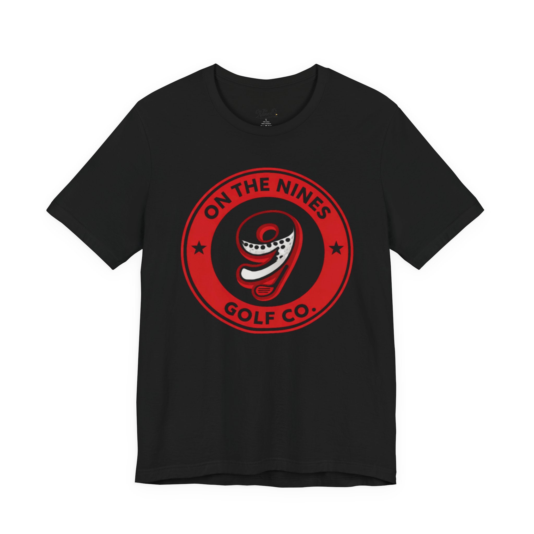 On The Nines Golf Tee – Vintage Red 9 Logo T-Shirt