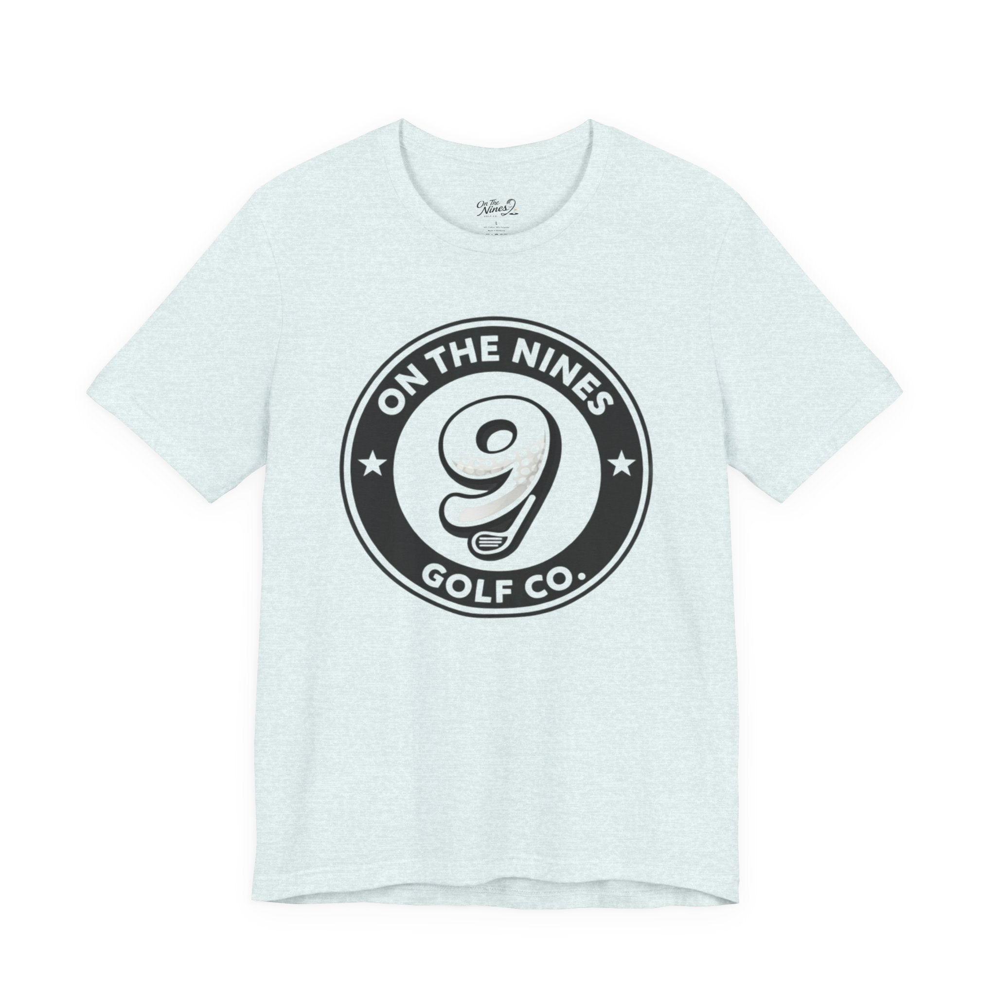 Golf Tee — "On The Nines" Vintage 9 Logo Short-Sleeve Shirt