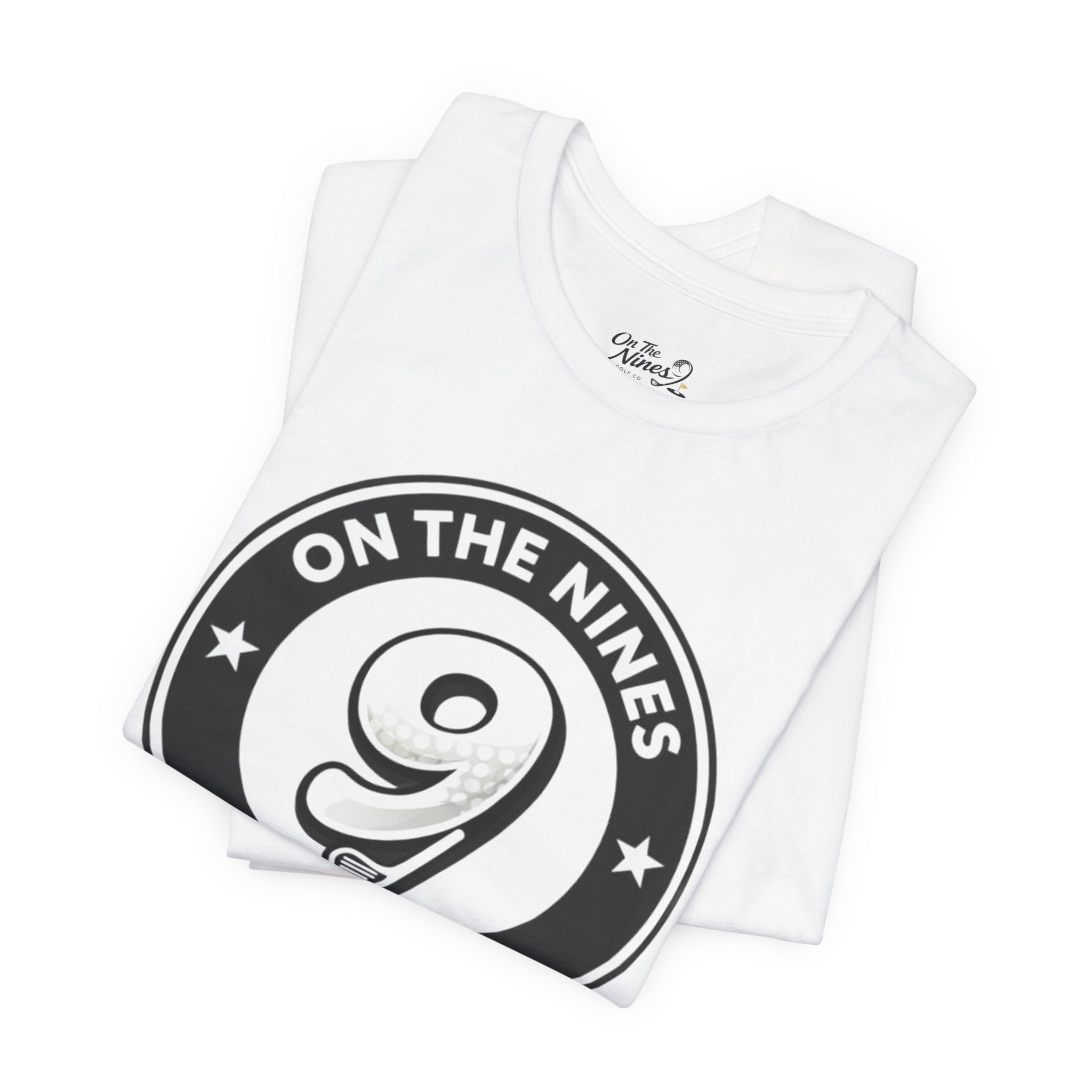 Golf Tee — "On The Nines" Vintage 9 Logo Short-Sleeve Shirt