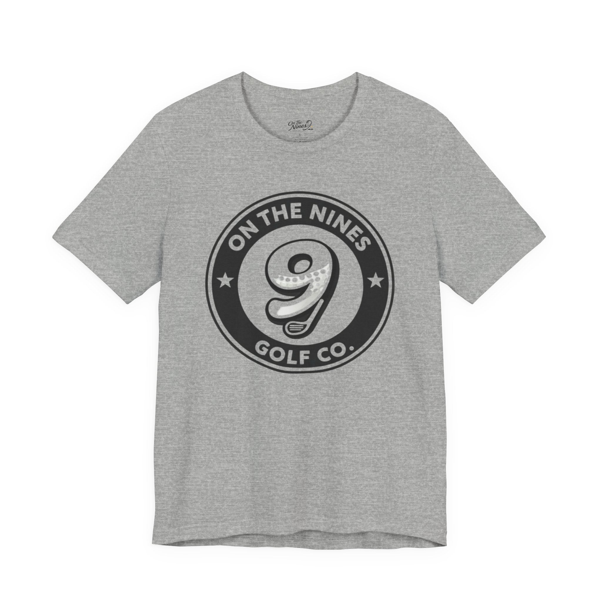 Golf Tee — "On The Nines" Vintage 9 Logo Short-Sleeve Shirt