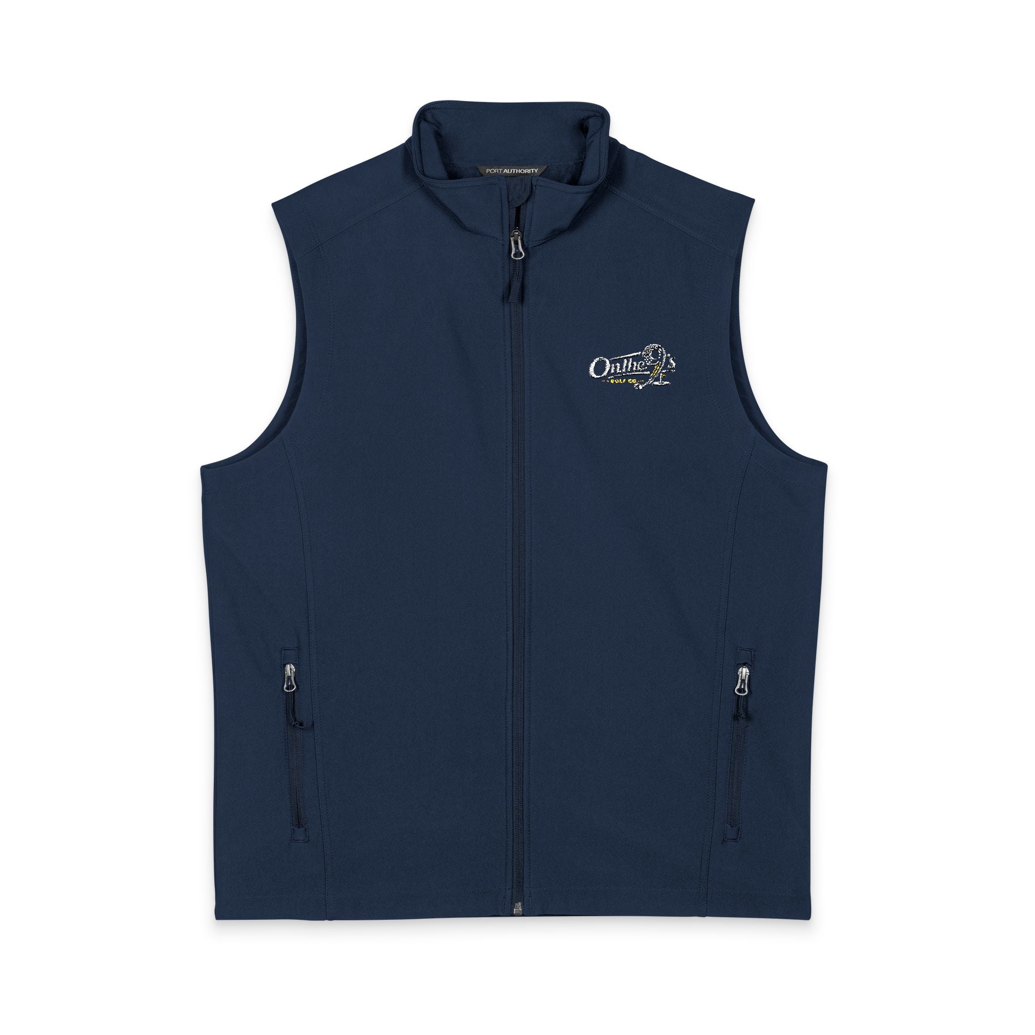 Men's Soft Shell Vest – Small Daisies Chest Logo