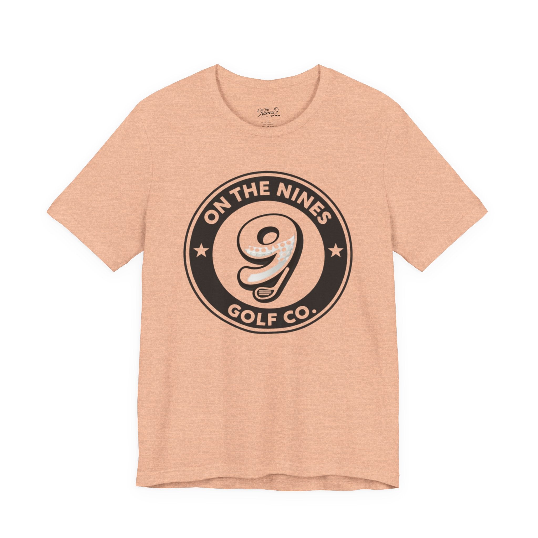 Golf Tee — "On The Nines" Vintage 9 Logo Short-Sleeve Shirt