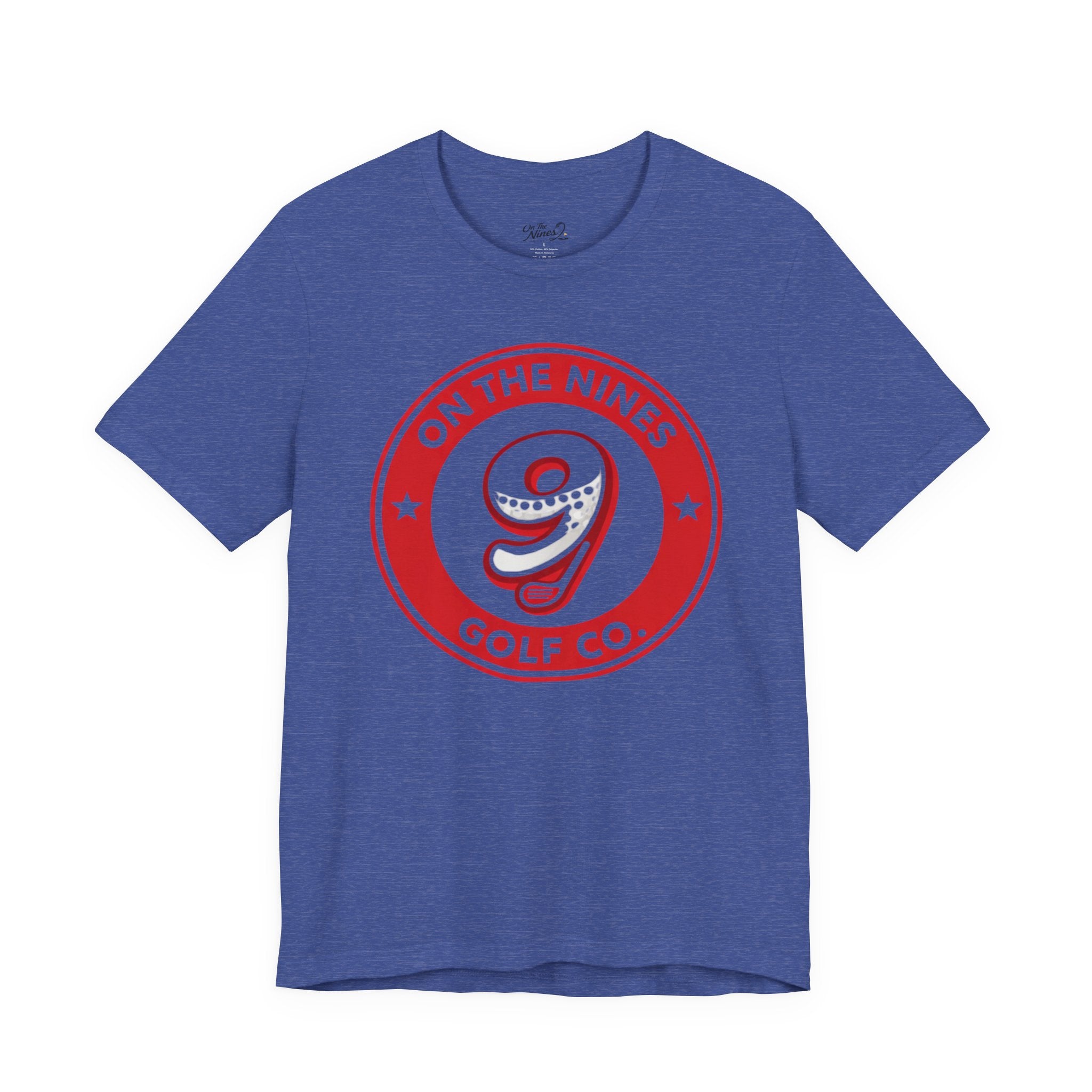 On The Nines Golf Tee – Vintage Red 9 Logo T-Shirt