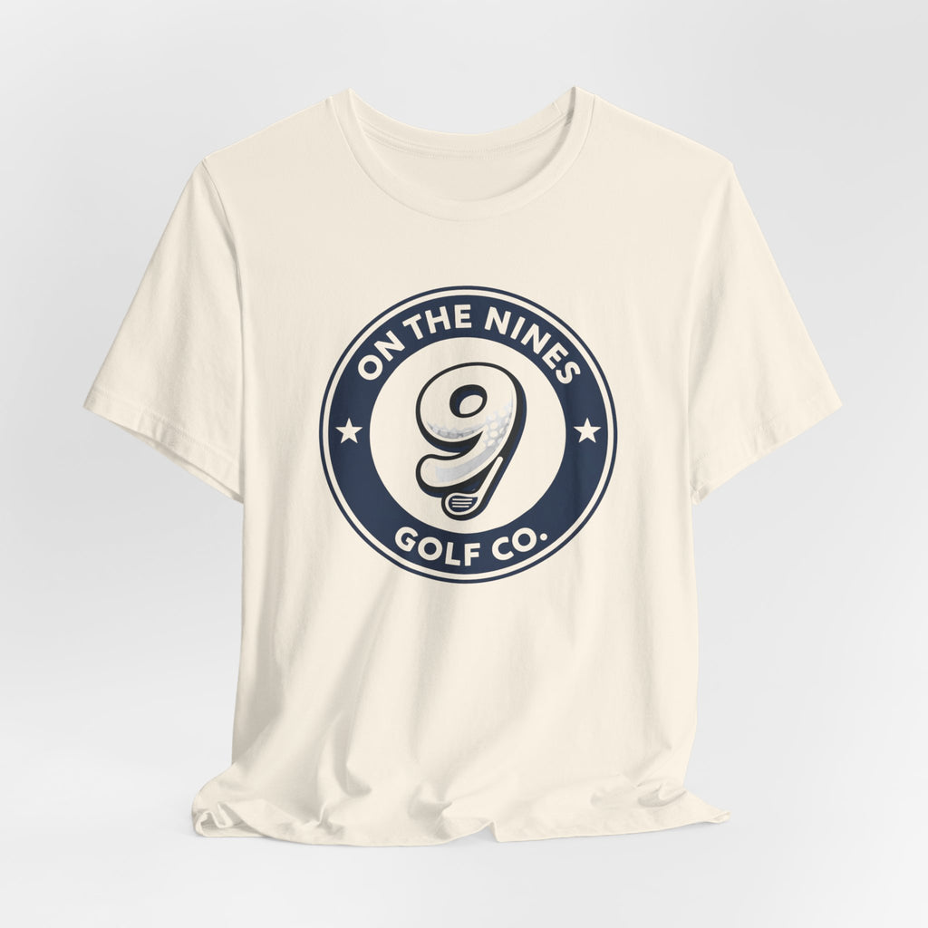 Golf Tee — "On The Nines Golf Co." Vintage Logo Short Sleeve Shirt