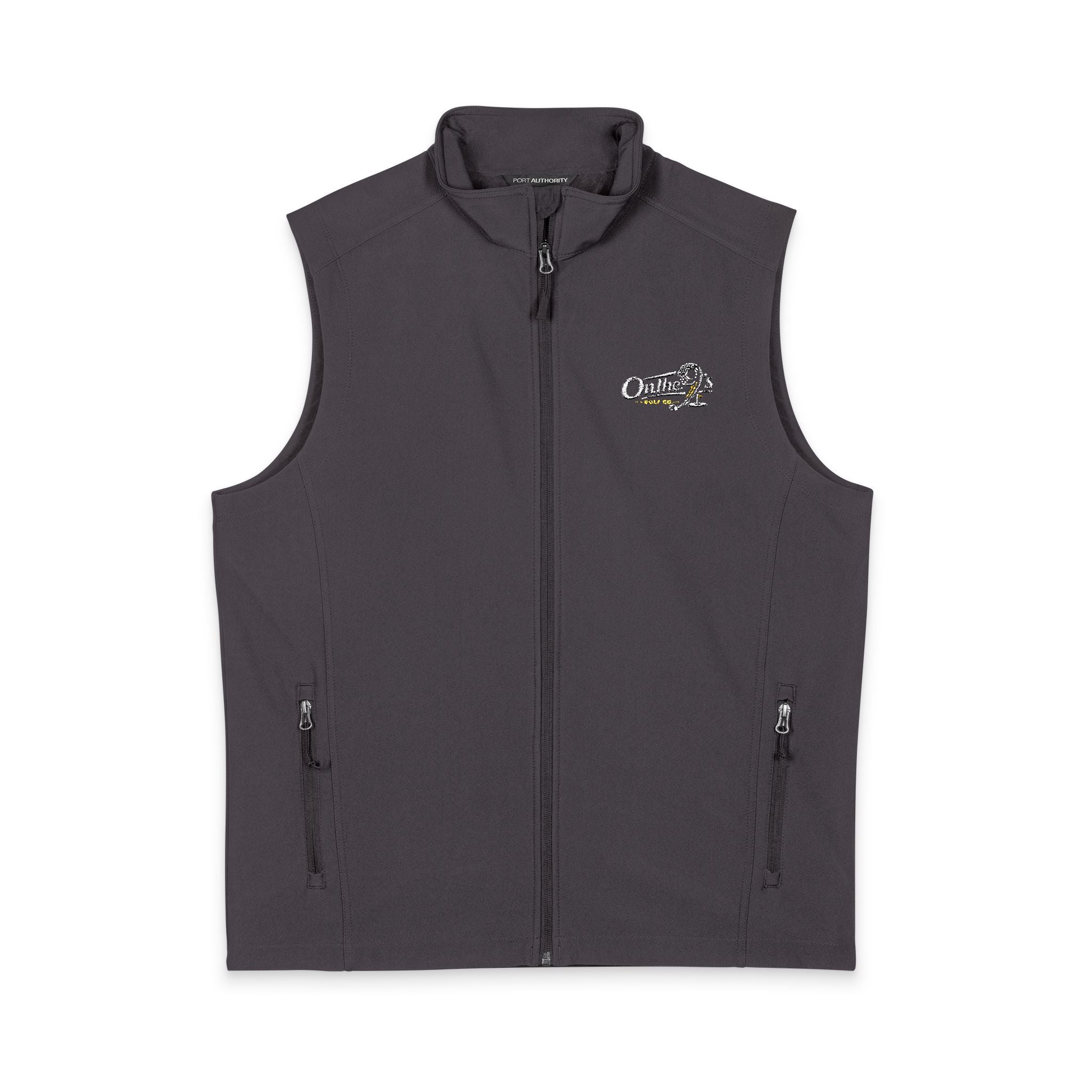 Men's Soft Shell Vest – Small Daisies Chest Logo