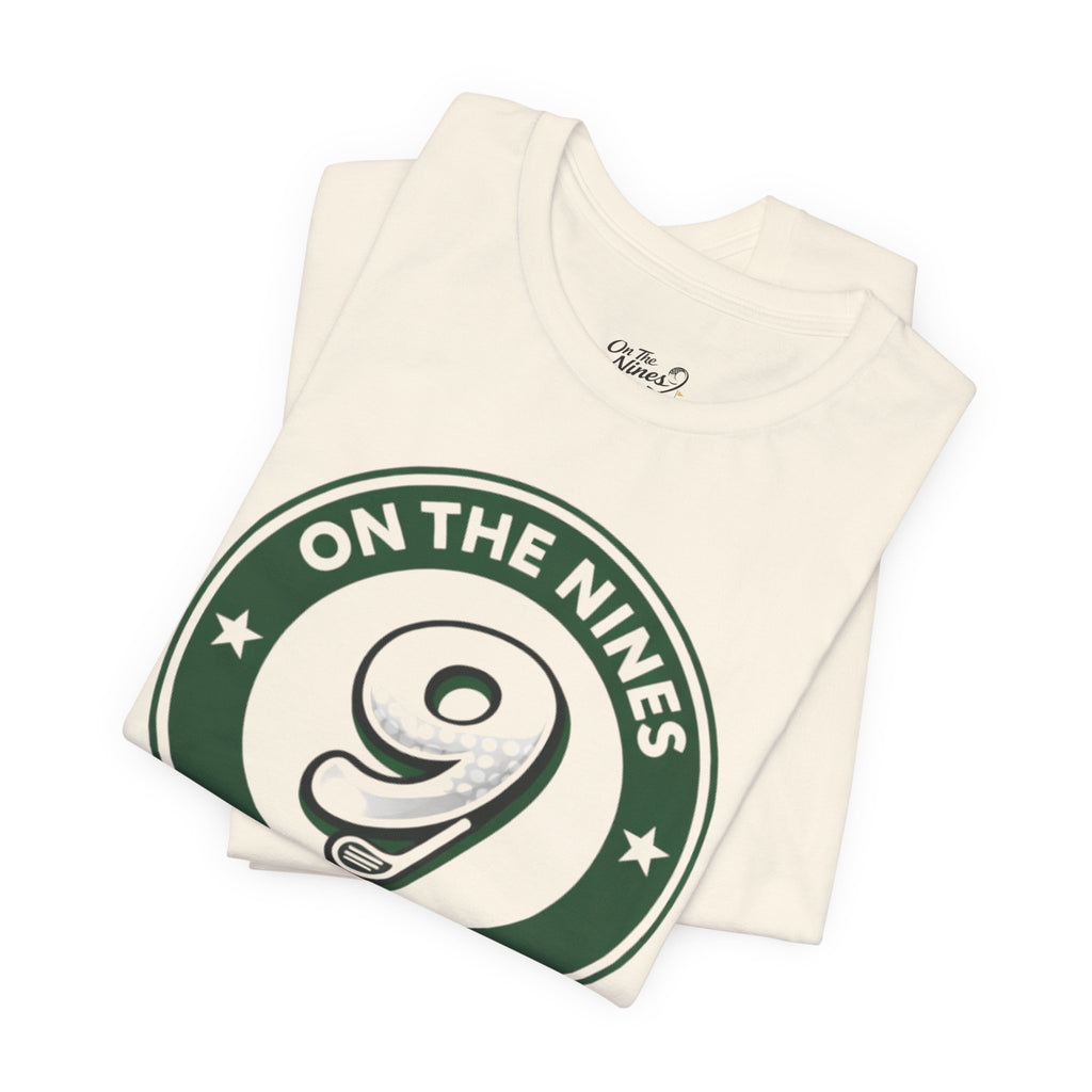 On The Nines Golf Co. Tee – Vintage Green Logo Golf T-Shirt