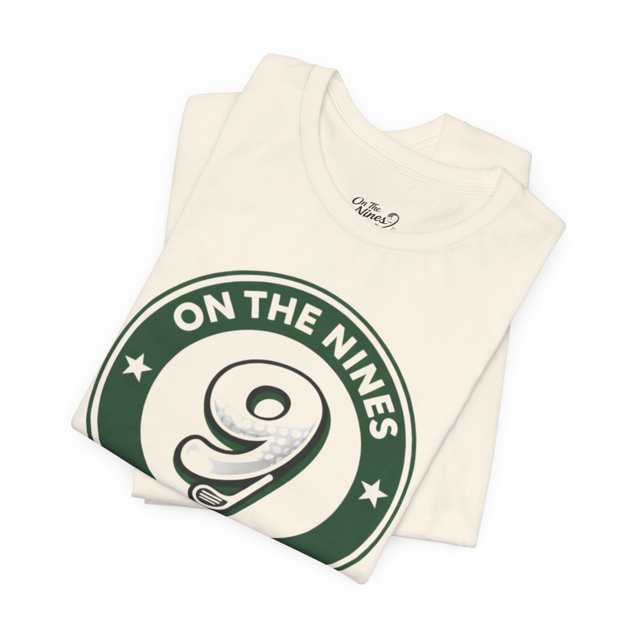 On The Nines Golf Co. Tee – Vintage Green Logo Golf T-Shirt