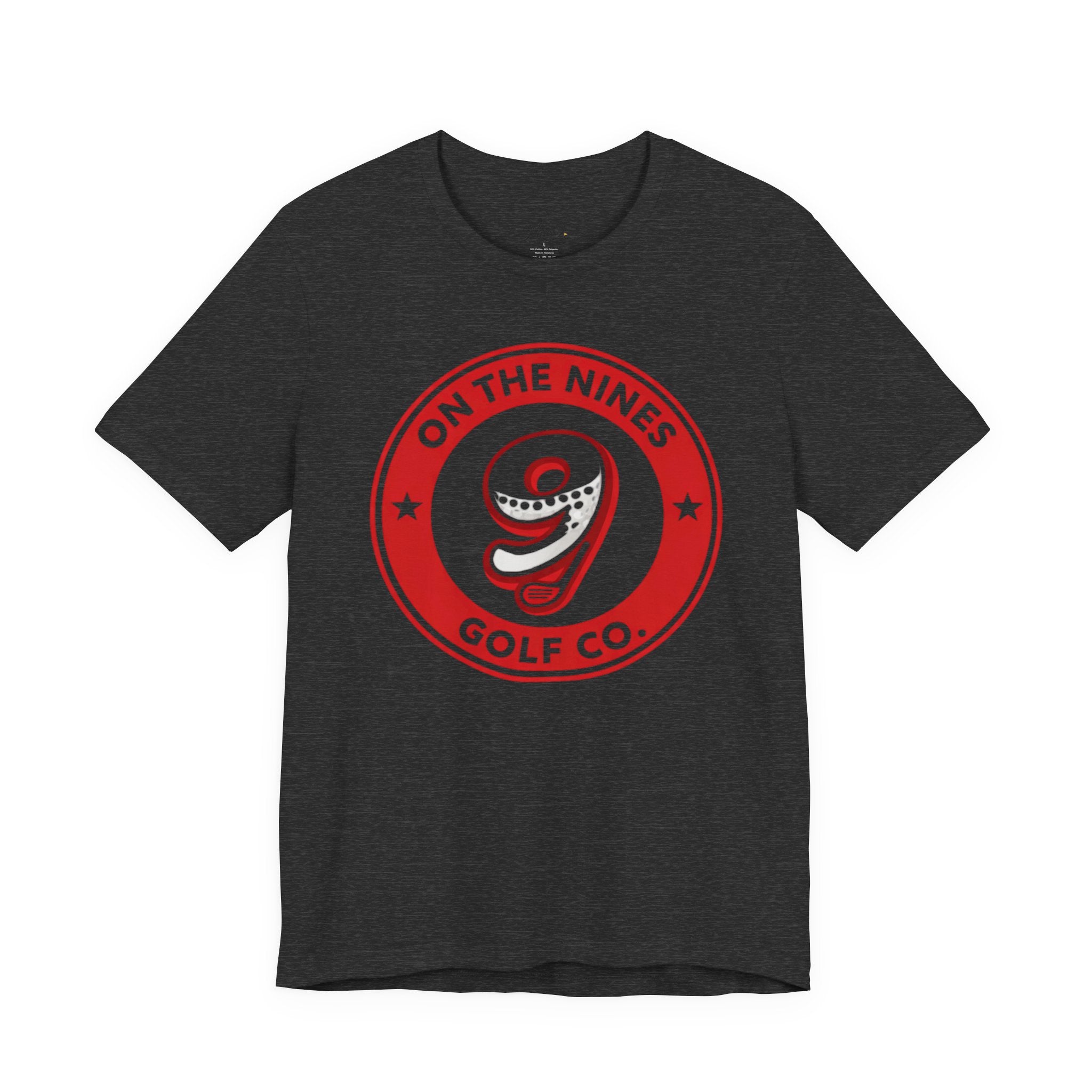 On The Nines Golf Tee – Vintage Red 9 Logo T-Shirt