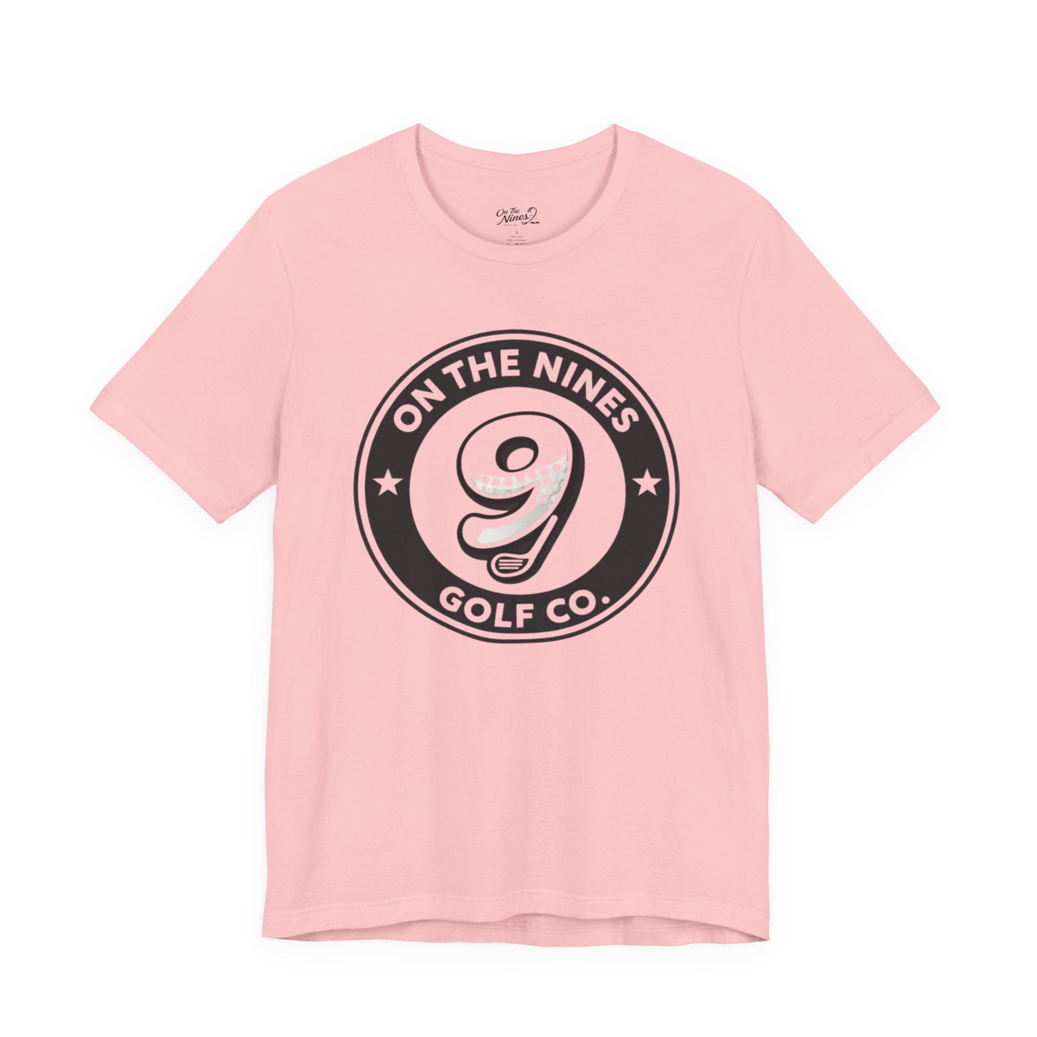 Golf Tee — "On The Nines" Vintage 9 Logo Short-Sleeve Shirt