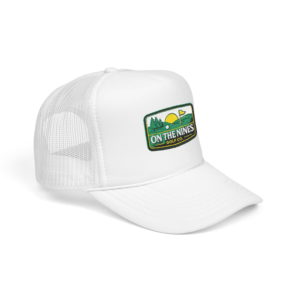 On The Nines Golf Co. Trucker Hat – Vintage Golf Patch Foam Cap
