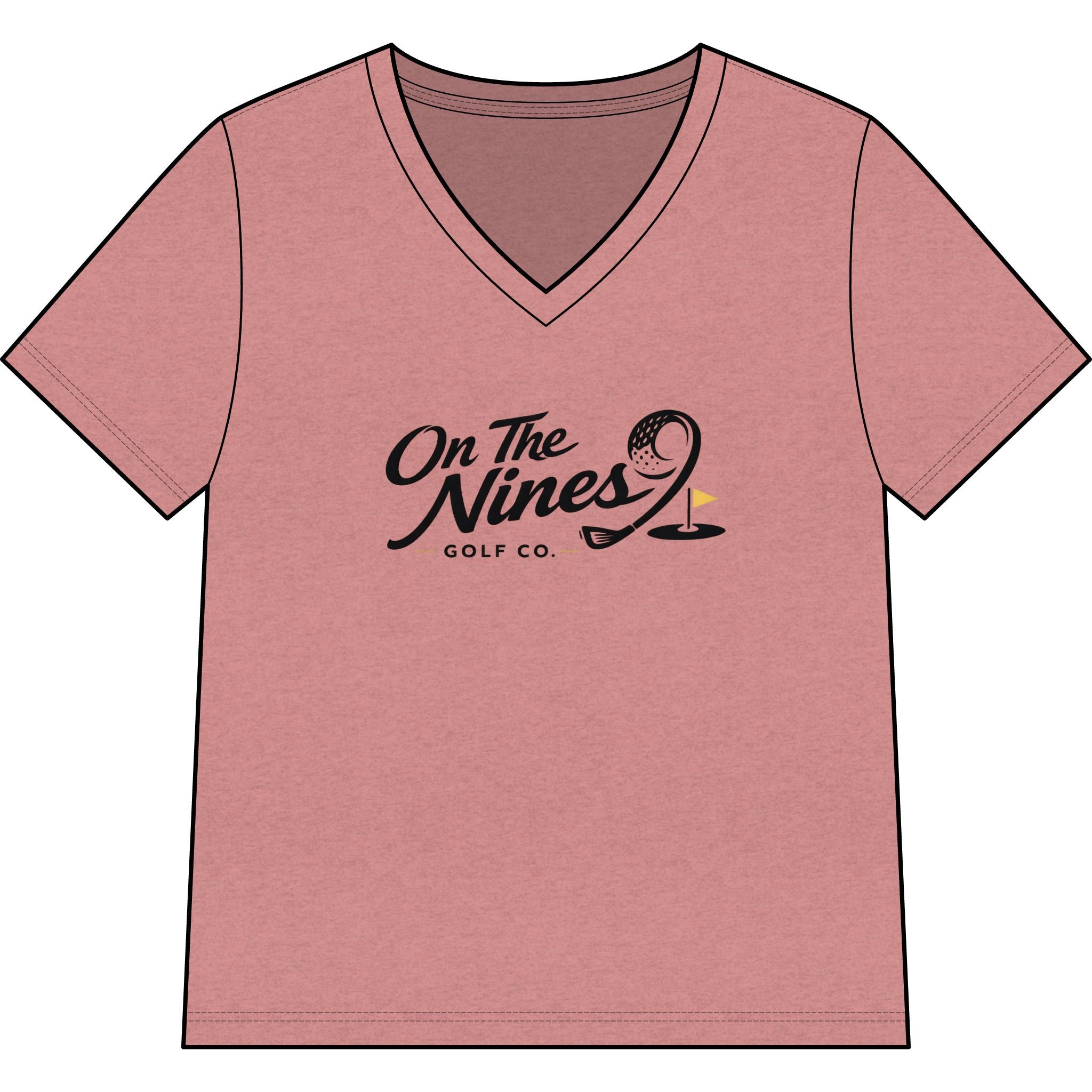 Women’s Relaxed Heather CVC V-Neck Tee