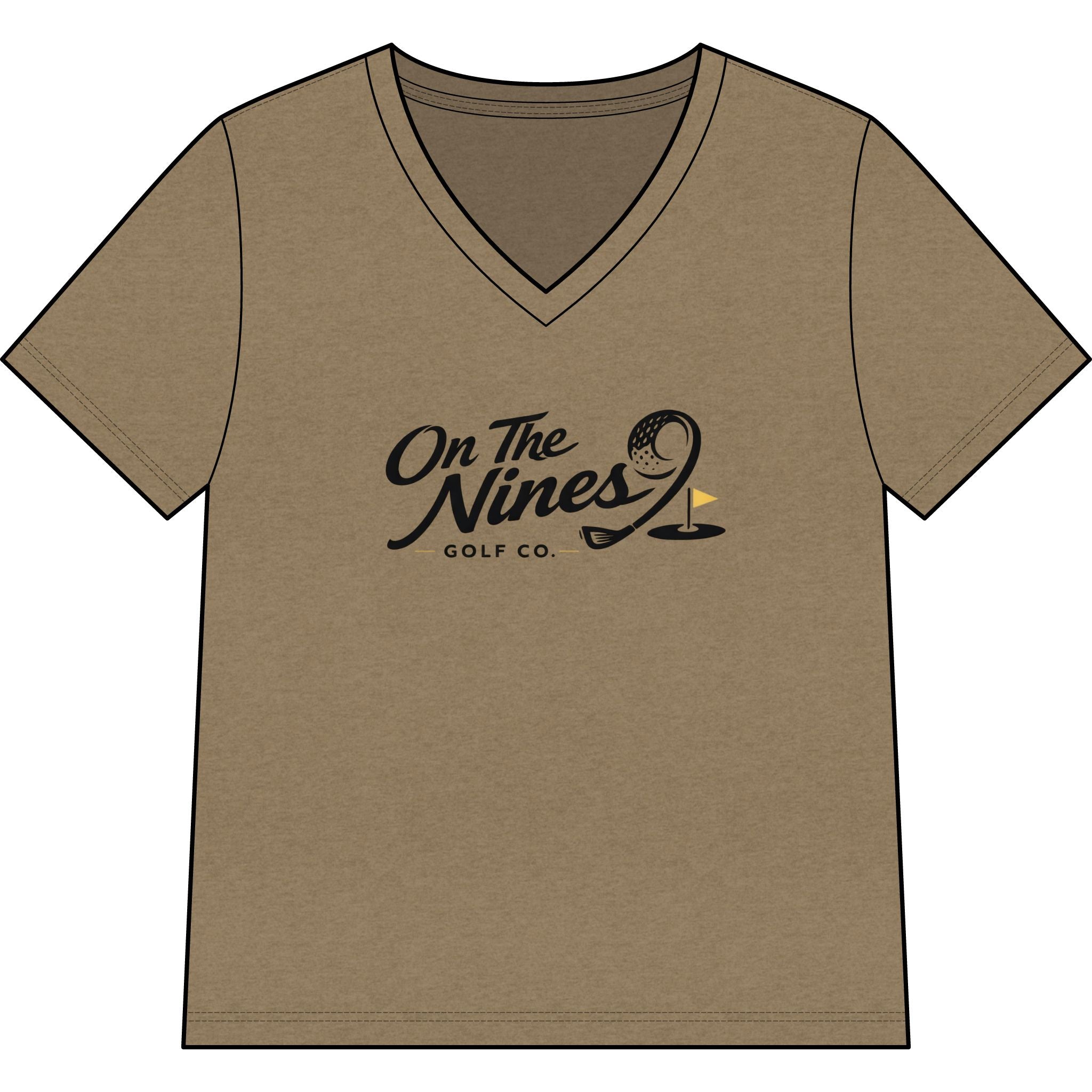 Women’s Relaxed Heather CVC V-Neck Tee