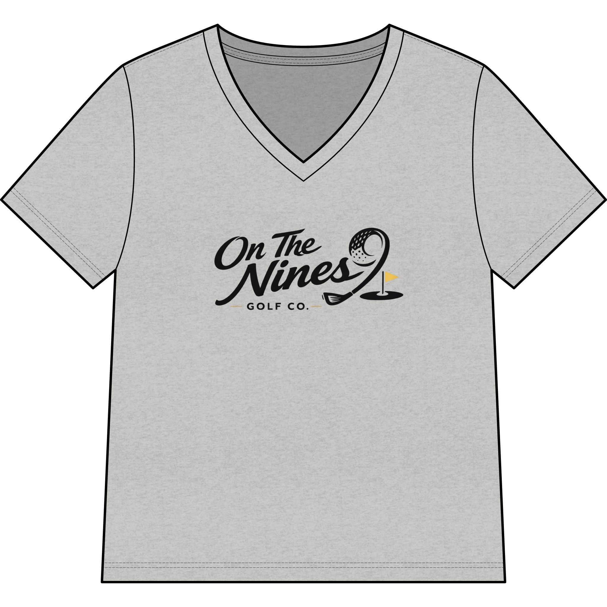 Women’s Relaxed Heather CVC V-Neck Tee