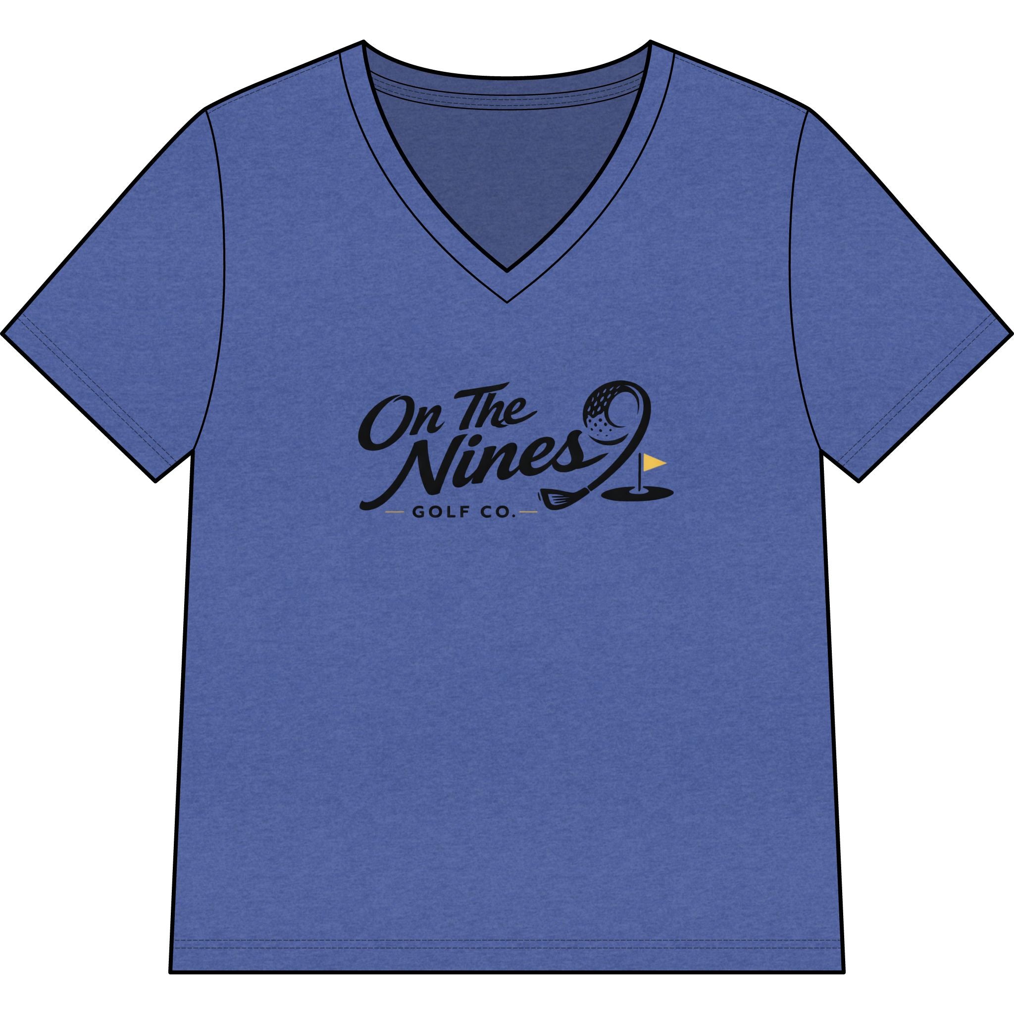 Women’s Relaxed Heather CVC V-Neck Tee