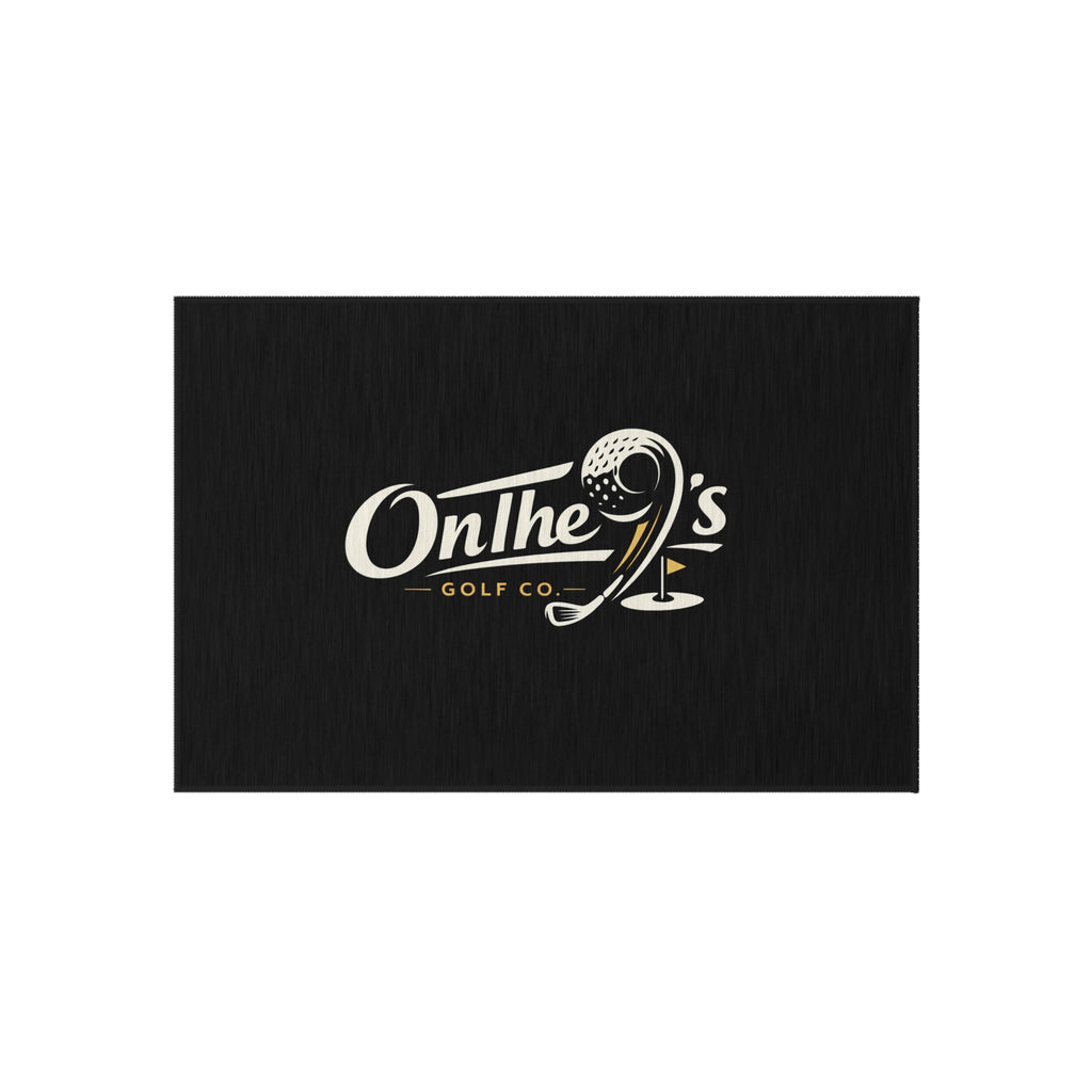 Outdoor Rug — "On the 9's" Golf Logo Outdoor Doormat