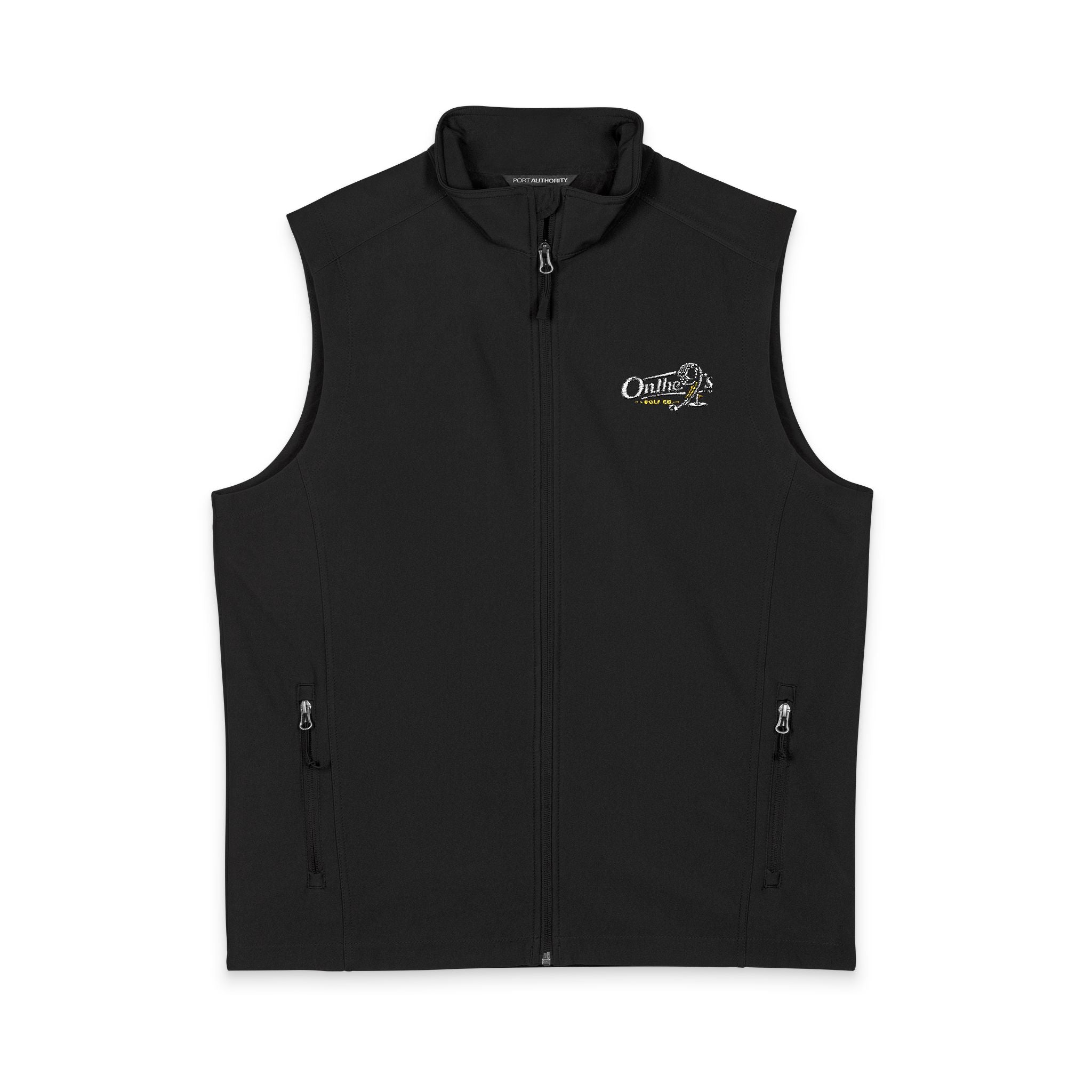 Men's Soft Shell Vest – Small Daisies Chest Logo