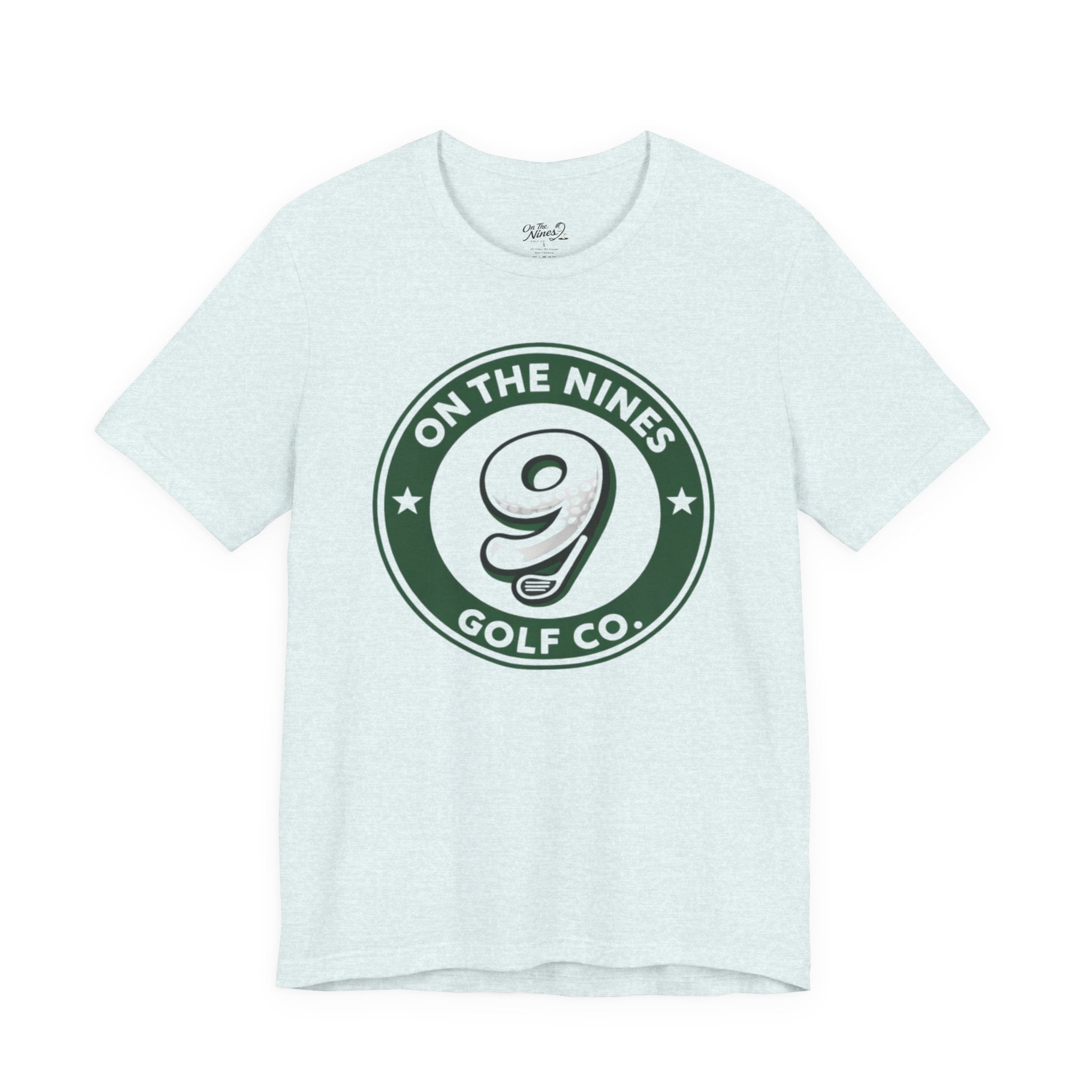 On The Nines Golf Co. Tee – Vintage Green Logo Golf T-Shirt