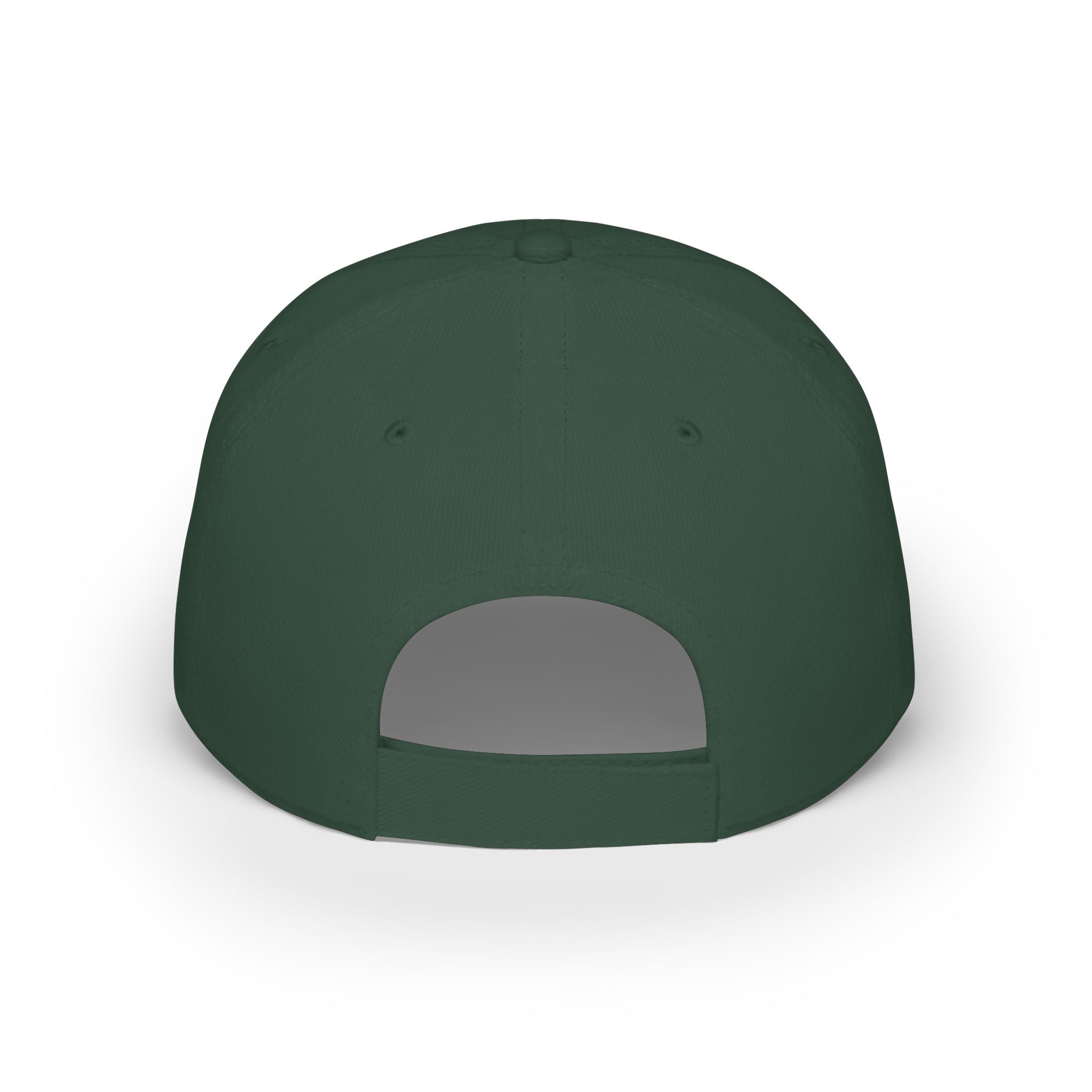 On The 9's Golf Low Profile Baseball Cap - Embroidered Red Golf Hat