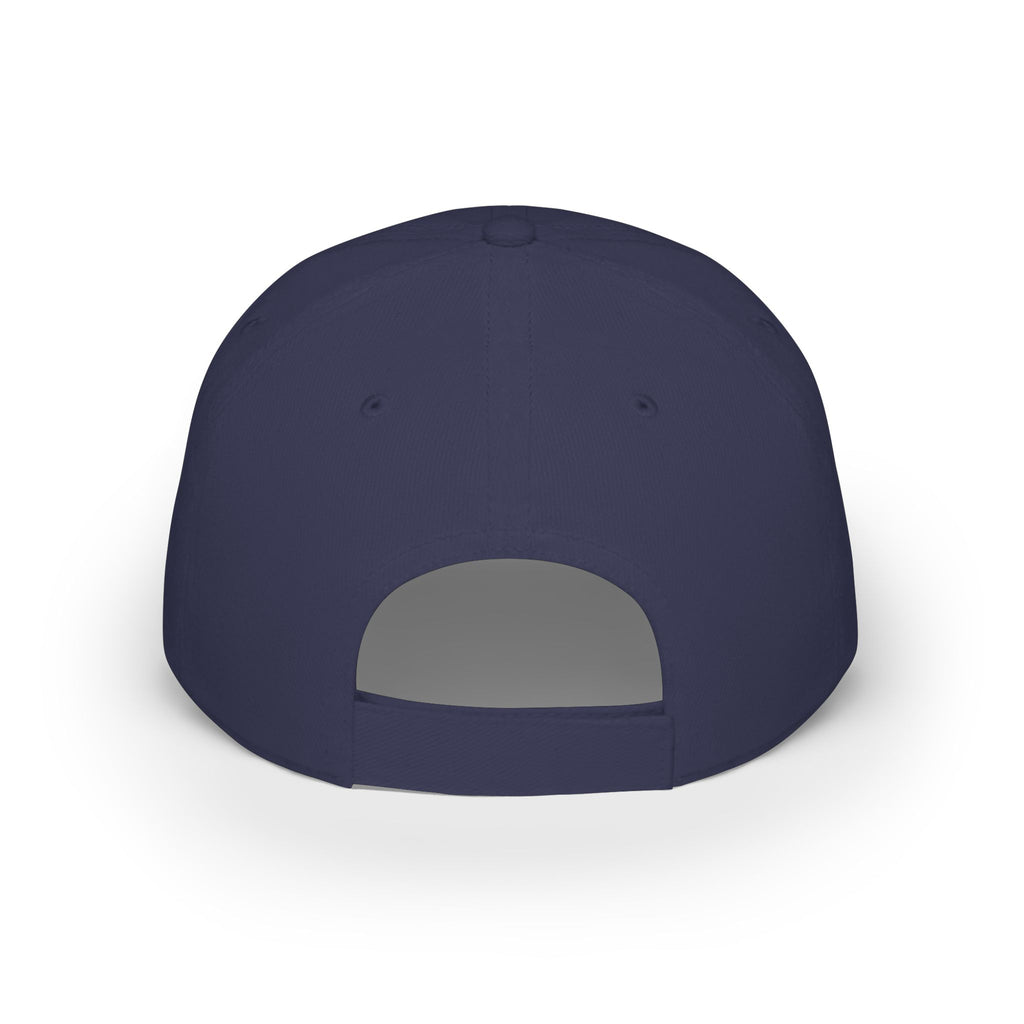 On The 9's Golf Low Profile Baseball Cap - Embroidered Red Golf Hat