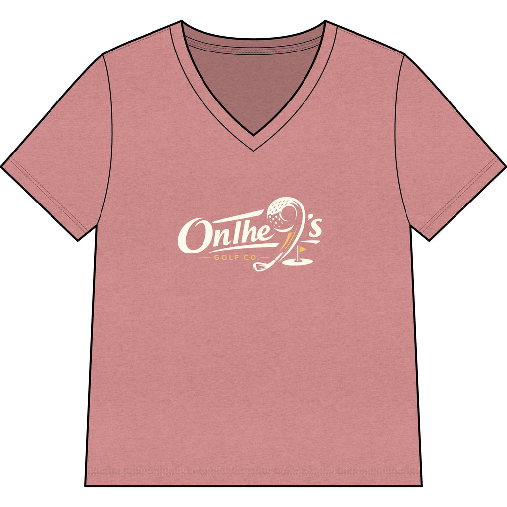 Women’s Relaxed Heather CVC V-Neck Tee