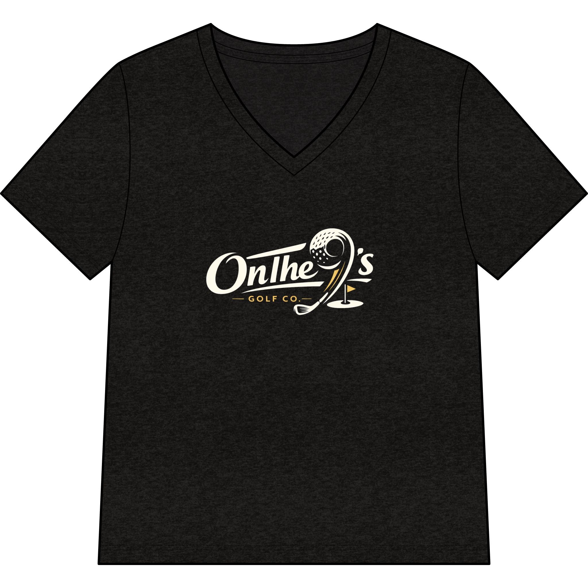 Women’s Relaxed Heather CVC V-Neck Tee