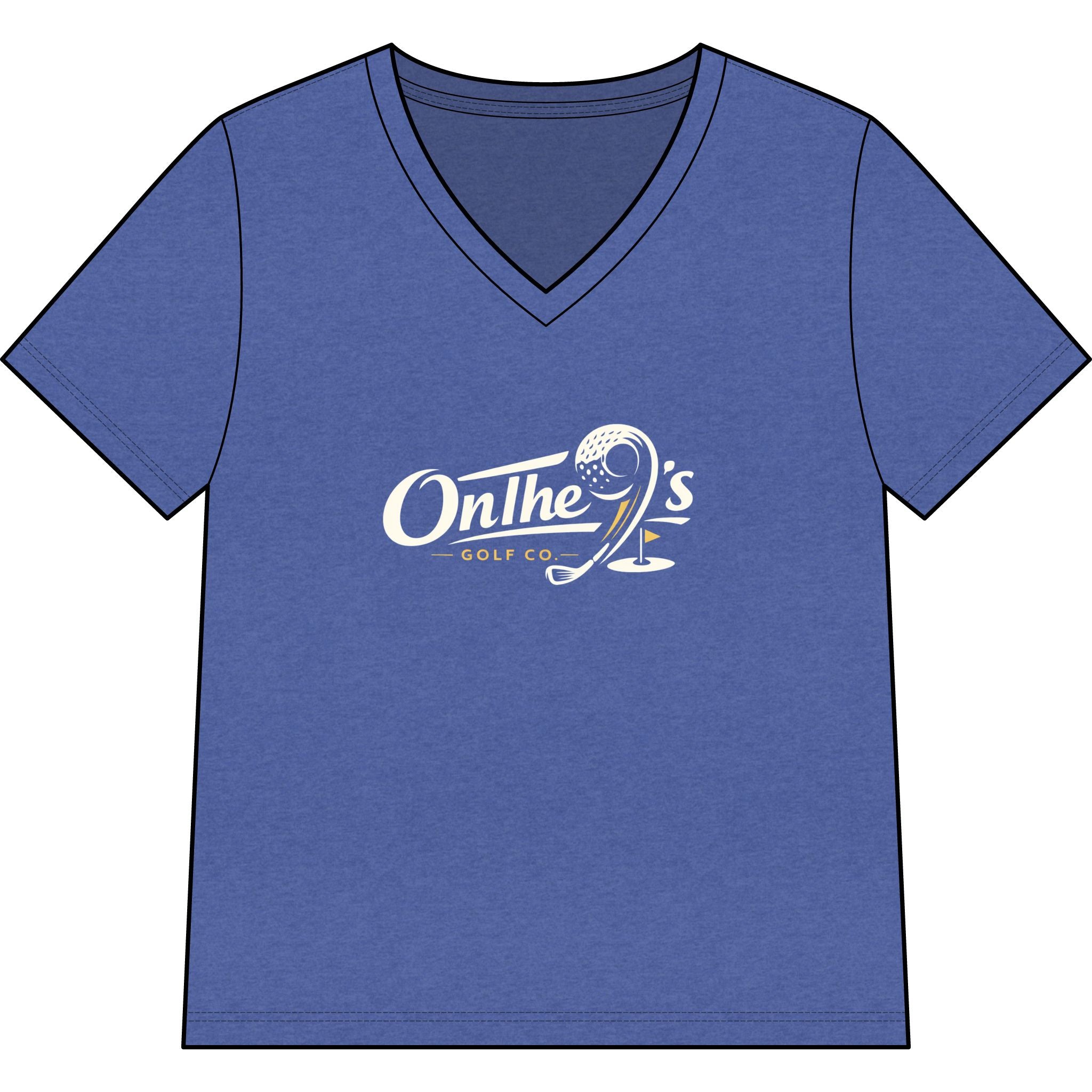 Women’s Relaxed Heather CVC V-Neck Tee